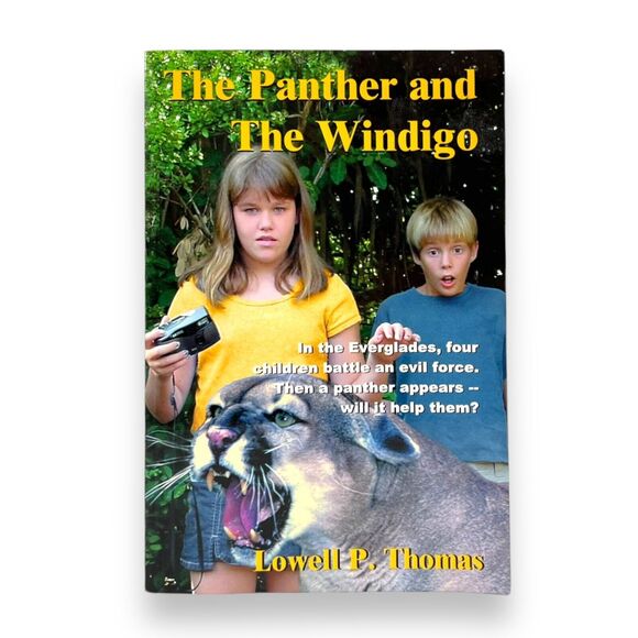The Panther and The Windigo Paperback Book Rare SIGNED By Lowell P. Thomas VG - Picture 2 of 14